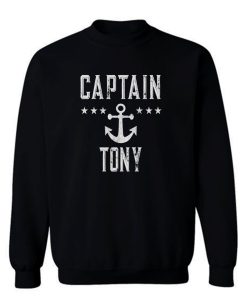 Personalized Boat Captain Sweatshirt
