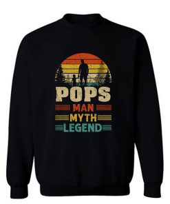 Pops Sunset Man Myth Legend Mens Sweatshirt