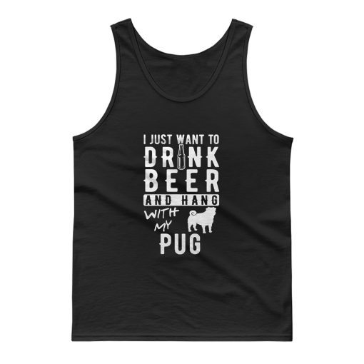 Pug Beer Tank Top