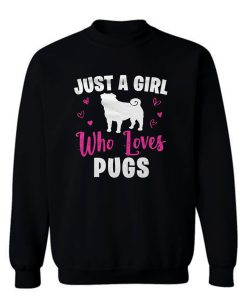 Pug Girl Sweatshirt