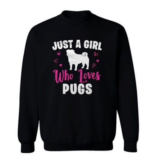 Pug Girl Sweatshirt