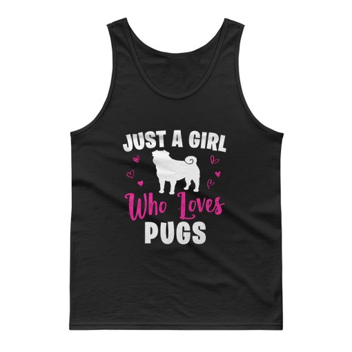 Pug Girl Tank Top