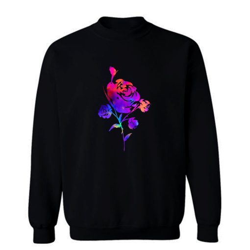 Rainbow Rose Sweatshirt