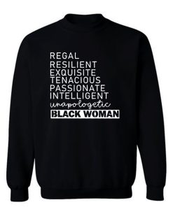 Regal Black Woman Sweatshirt
