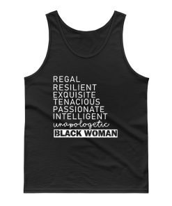 Regal Black Woman Tank Top