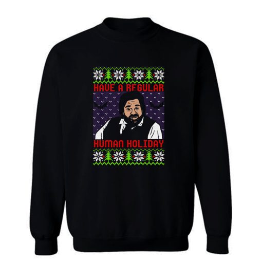 Regular Human Holiday Sweatshirt