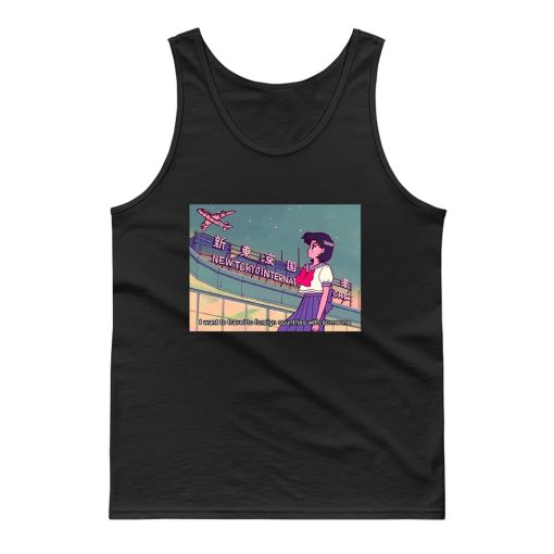Sailor Moon I Want To Travel Tank Top