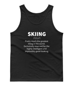 Skiing Definition Tank Top