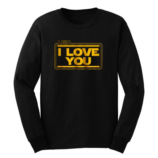 Star Wars Leia Solo I Love You Long Sleeve