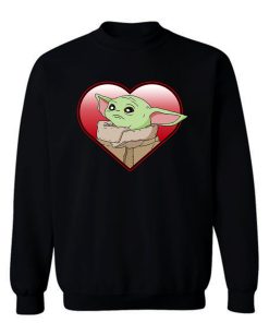Star Wars The Mandalorian The Child Valentine Sweatshirt