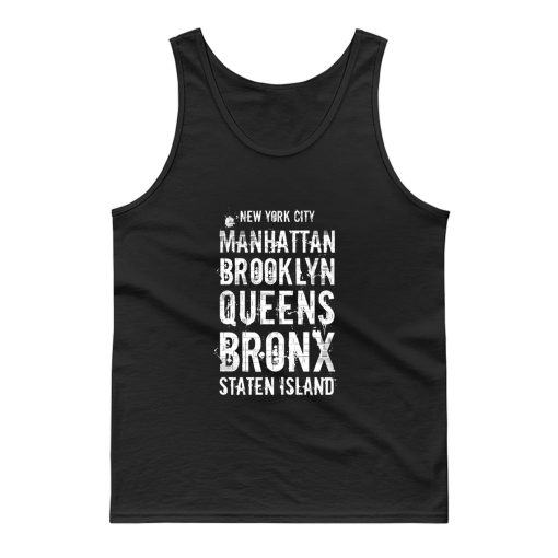 The Five Boroughs Nyc Tank Top