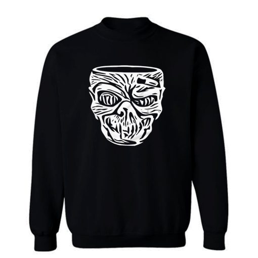 Tiki Zombie Head Sweatshirt