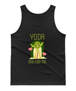 Valentines Day Star Wars Yoda One For Me Cute Tank Top