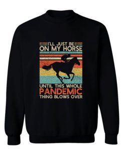 Vintage Jockey Horse Sweatshirt
