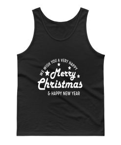 We Wish You A Very Happy Merry Christmas And New Year Tank Top