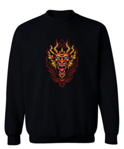 Dragon Illustration Sweatshirt