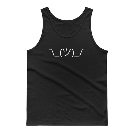 Emoji Emoticon Shrug Tank Top