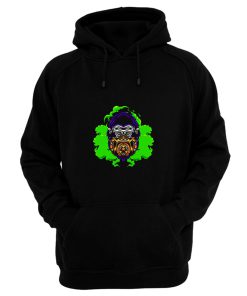 Gorilla With Gas Mask Illustration Hoodie