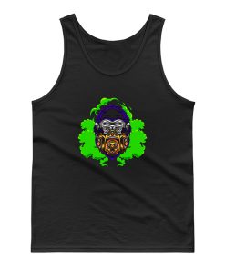 Gorilla With Gas Mask Illustration Tank Top