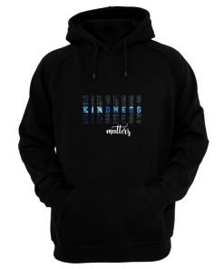 Kindness Blue Camouflage Hoodie