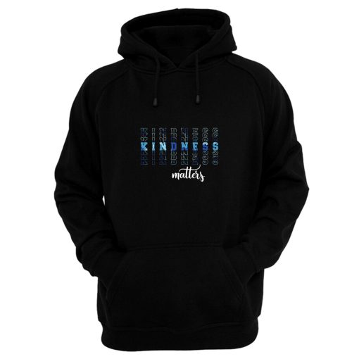 Kindness Blue Camouflage Hoodie