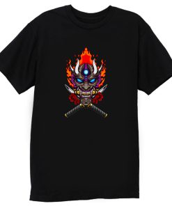 Oni Mask Illustration T Shirt