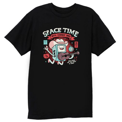 Space Time Cool Robot Cowboy T Shirt
