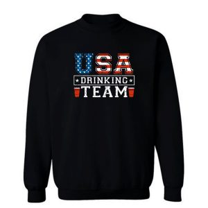 Usa Drinking Team Funny Usa 4th Of July Sweatshirt