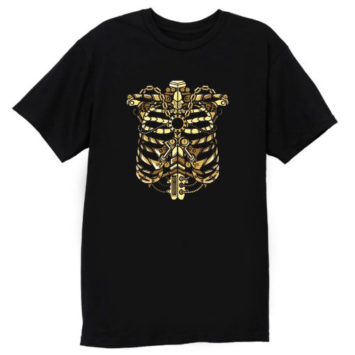Air Jordan 1 Black Metallic Gold Metallic Ribcage T Shirt