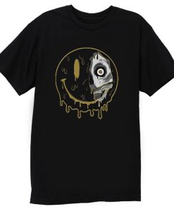 Black Metallic Gold Dead Inside T Shirt