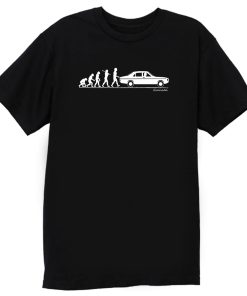 Evolution Of Man Ford Granada Classic Car T Shirt