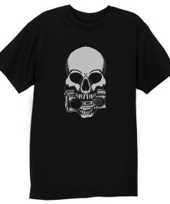 Ghetto Blaster Skull T Shirt