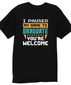Graduated Gaming Graduation Funny Gamer T Shirt