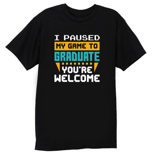 Graduated Gaming Graduation Funny Gamer T Shirt