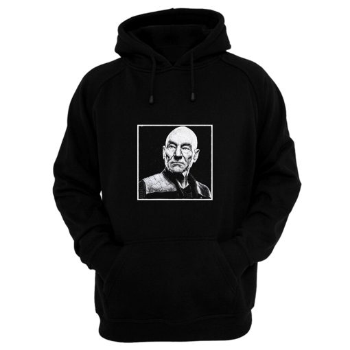 Jl Rough Around The Edges Black And White Etch Style Hoodie