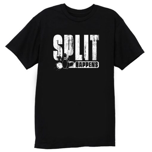 Split Bowling Happens T Shirt