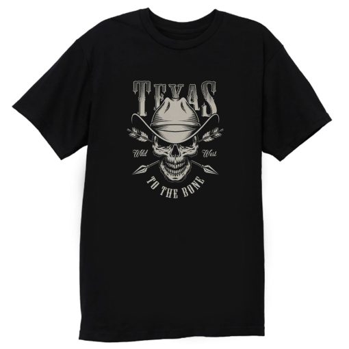 Texas To The Bone T Shirt Skull Arrows American T Shirt