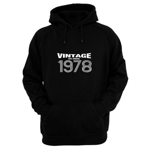 Vintage 100 Original Birthday Hoodie